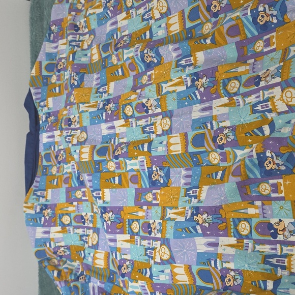 Walt Disney 50th Anniversary Mickey Mouse Button Up - Picture 4 of 5